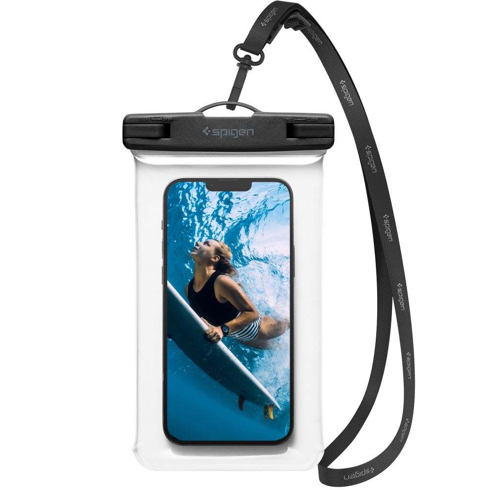 Универсален калъф за телефон - водоустойчив калъф Spigen A601 (AMP04526) - Прозрачен