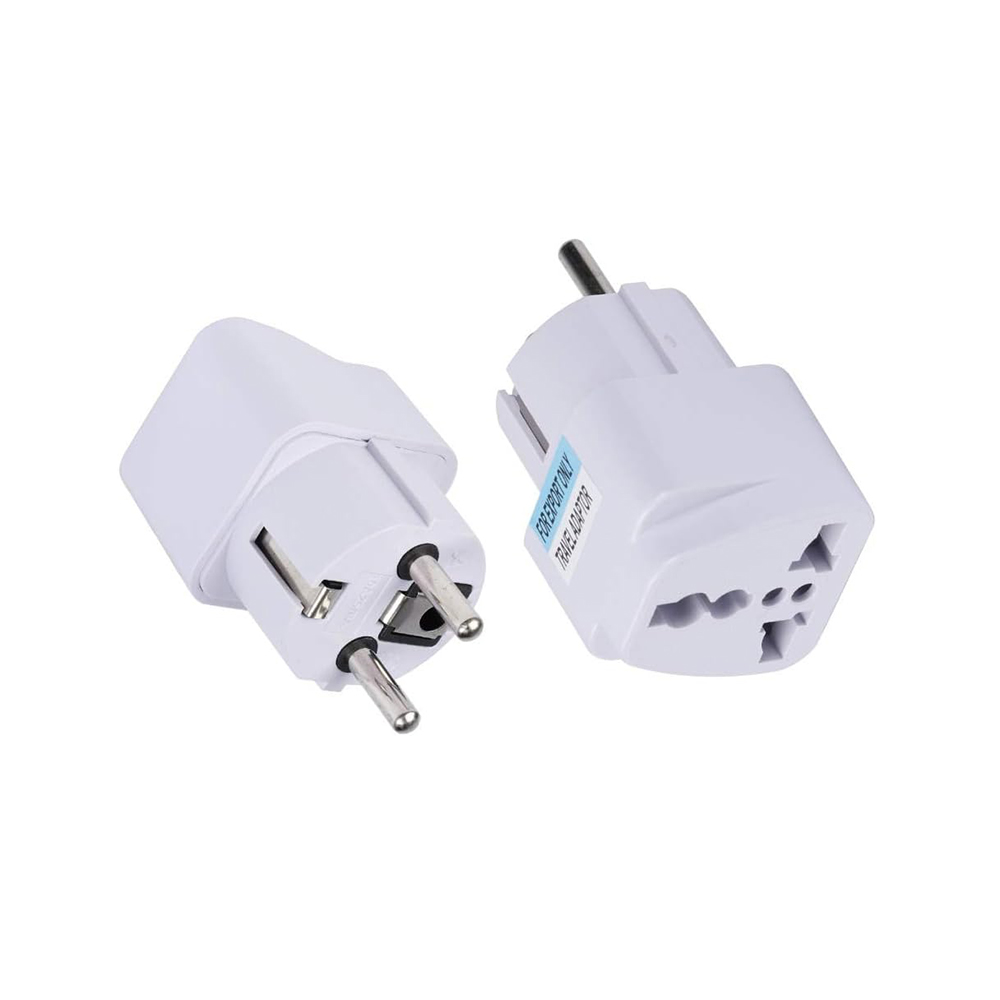 Адаптер за Plug, EU, UK, AUS, US - Techsuit (C524) - Бял