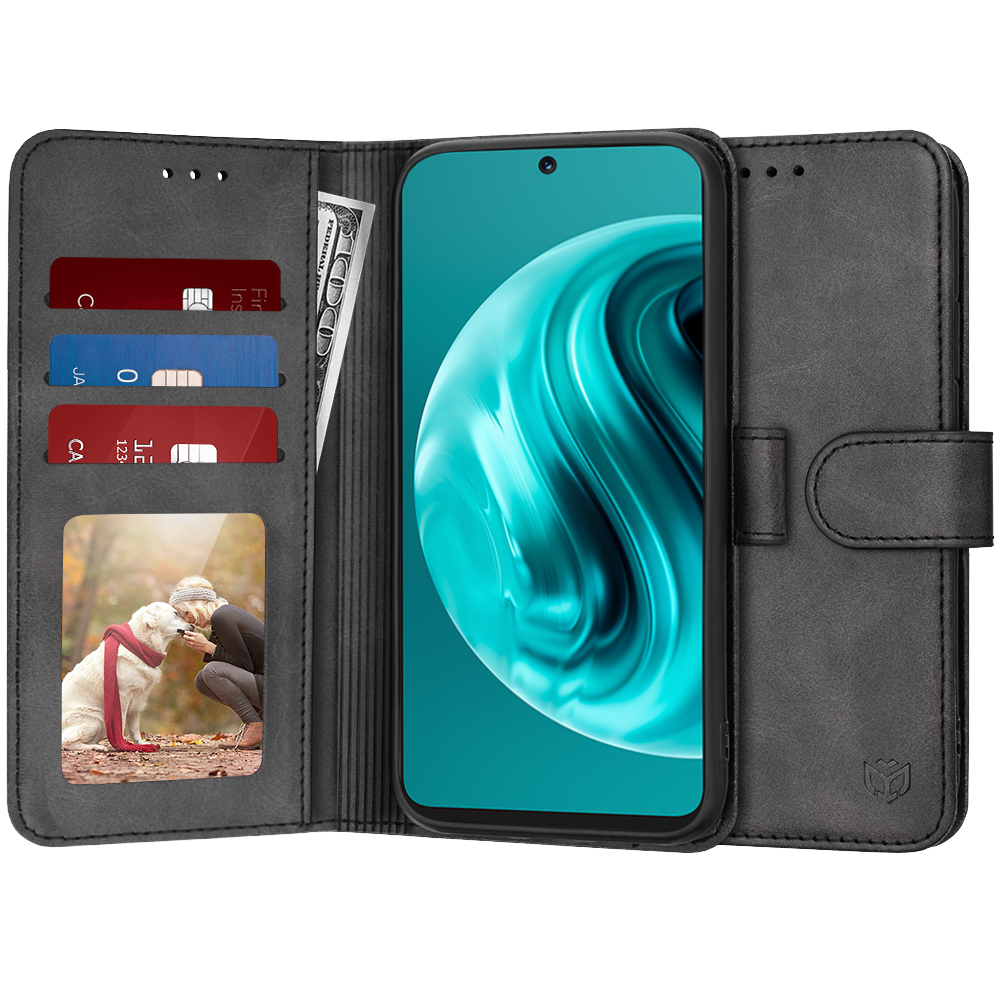 Калъф за Huawei nova 12i / 13i - Techsuit Diary Book - Черен