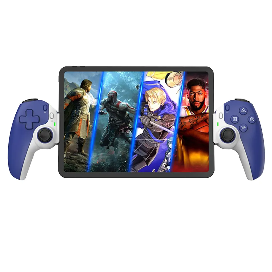 Безжичен Bluetooth геймпад за телефон, таблет, Switch/PS4, 400mAh - Techsuit (BSP-D9) - Син