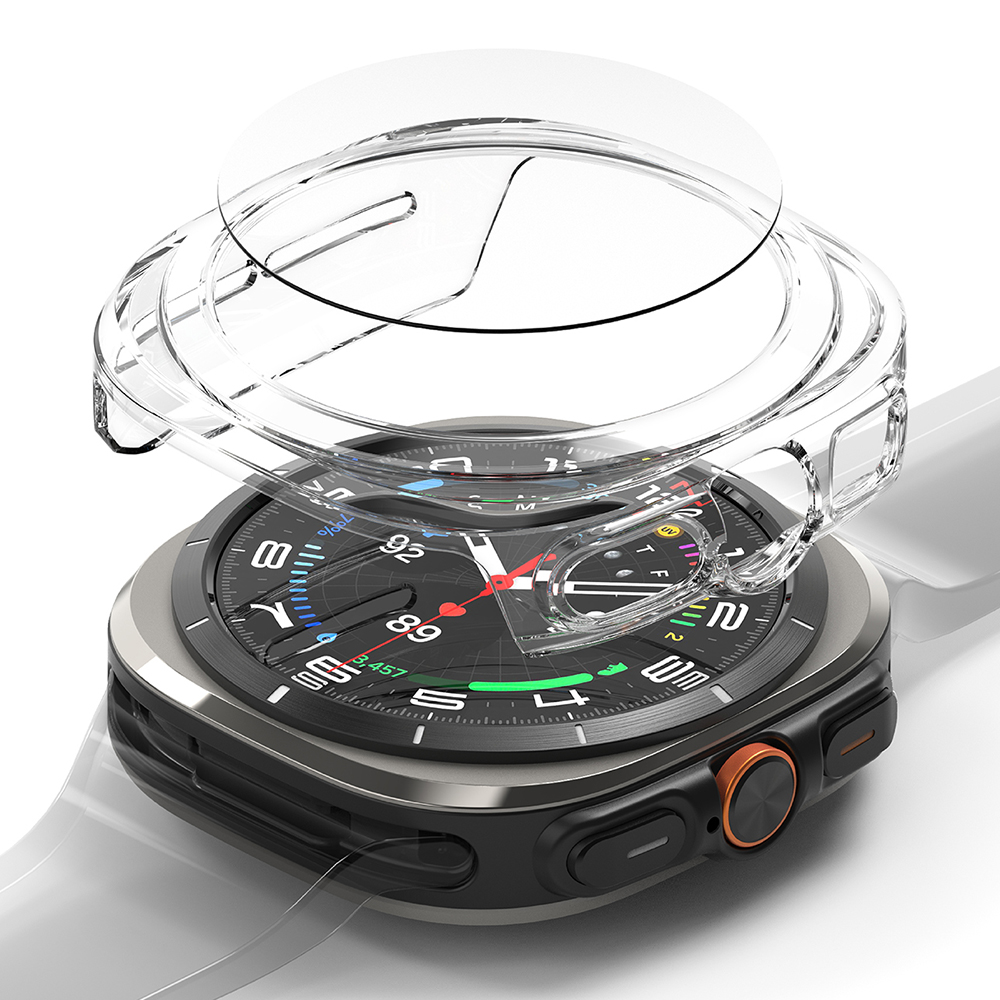 Калъф за Samsung Galaxy Watch Ultra 47mm + калъф - Ringke Slim - Прозрачен