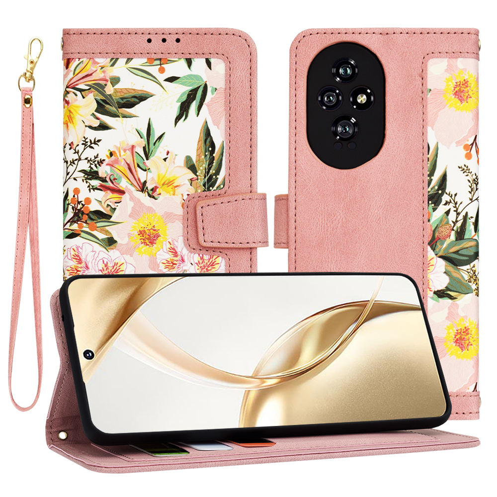 Калъф за Honor 200 - Techsuit FlipCraft - Sweetheart Розов