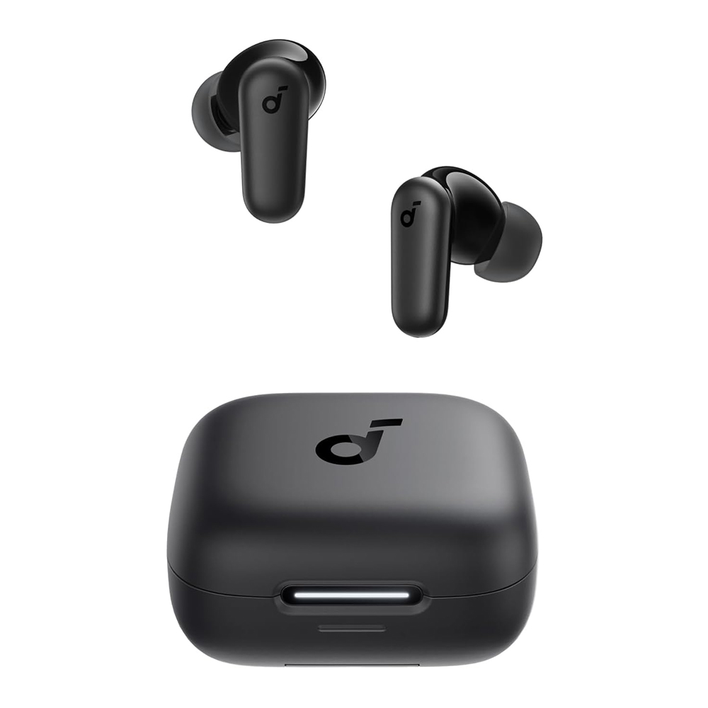 TWS Bluetooth слушалка, шумопотискане, сензорно управление, IP54 - Anker SoundCore P30i (A3959311) - черна