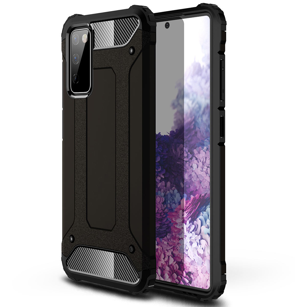 Калъф за Samsung Galaxy Galaxy S20 FE 4G / S20 FE 5G - Techsuit Hybrid Armor - Черен