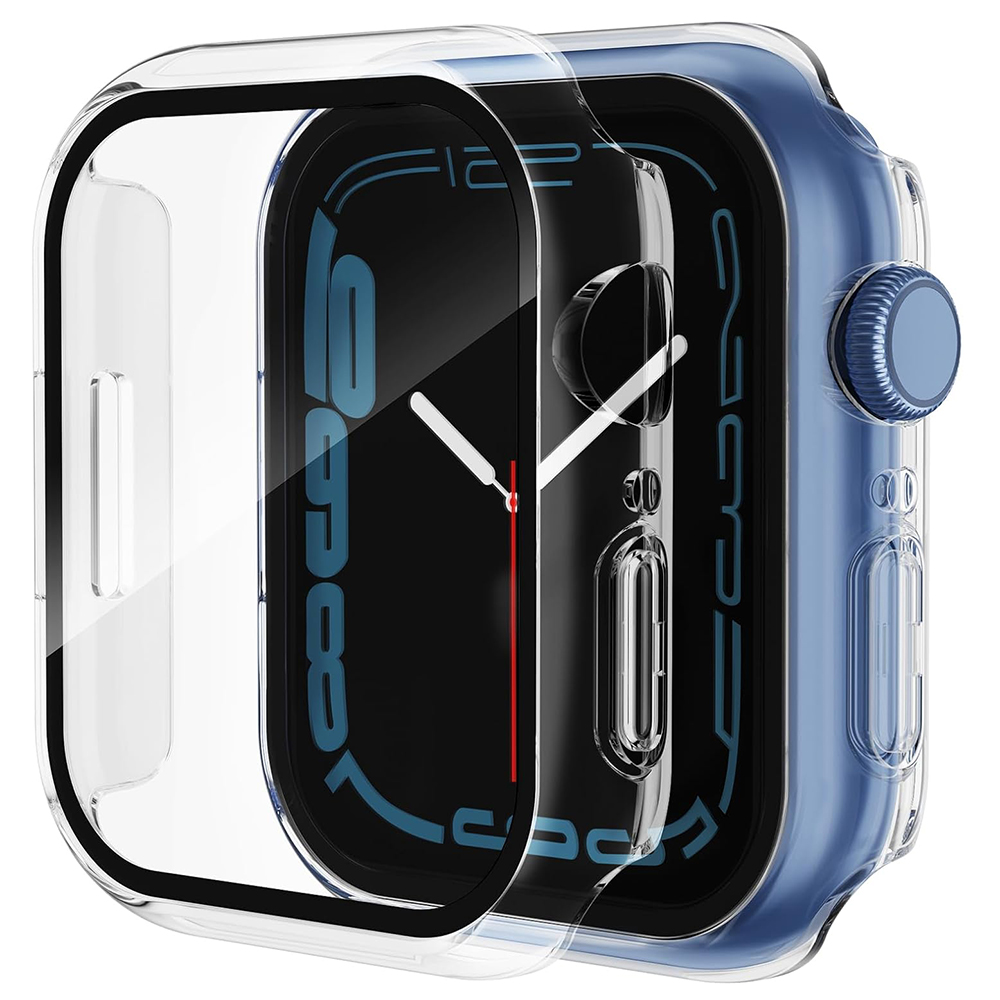Калъф за Apple Watch 7 (45mm) + калъф - Techsuit Defense360 Pro - Прозрачен