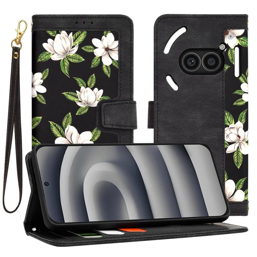Case for Nothing Phone (2a) / (2a) Plus - Techsuit FlipCraft - Flowers of the Dawn