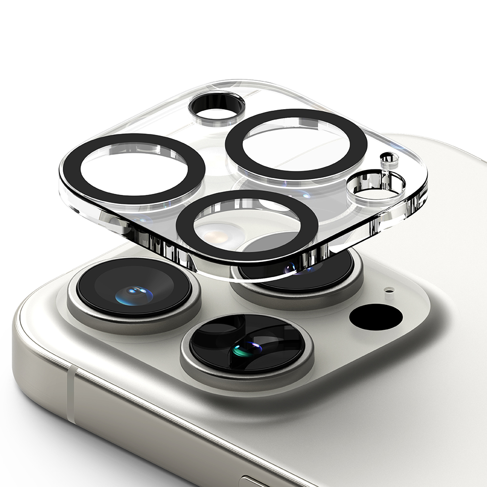 Капак за камера за iPhone 16 Pro / iPhone 16 Pro Max (комплект 2) - Ringke Camera Protector Glass - Прозрачен