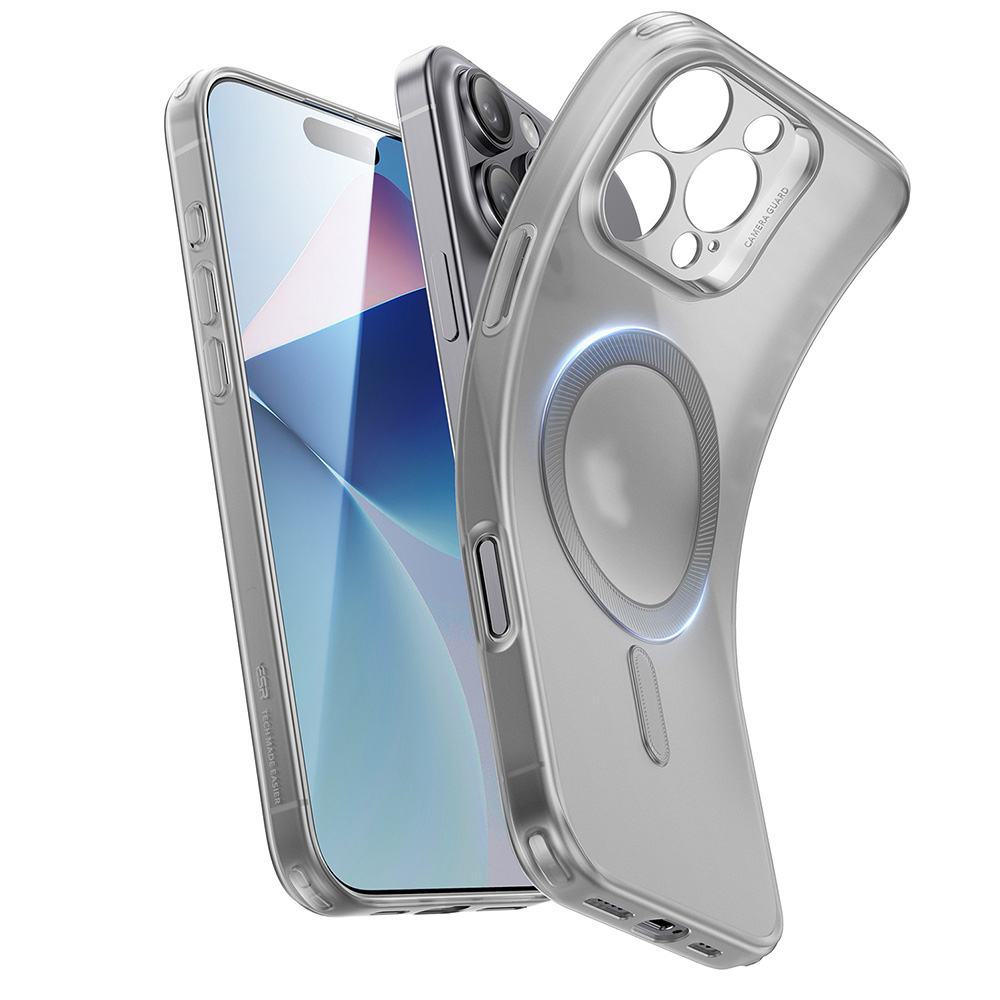 Калъф за iPhone 16 Pro - ESR Zero HaloLock - Frosted Сив