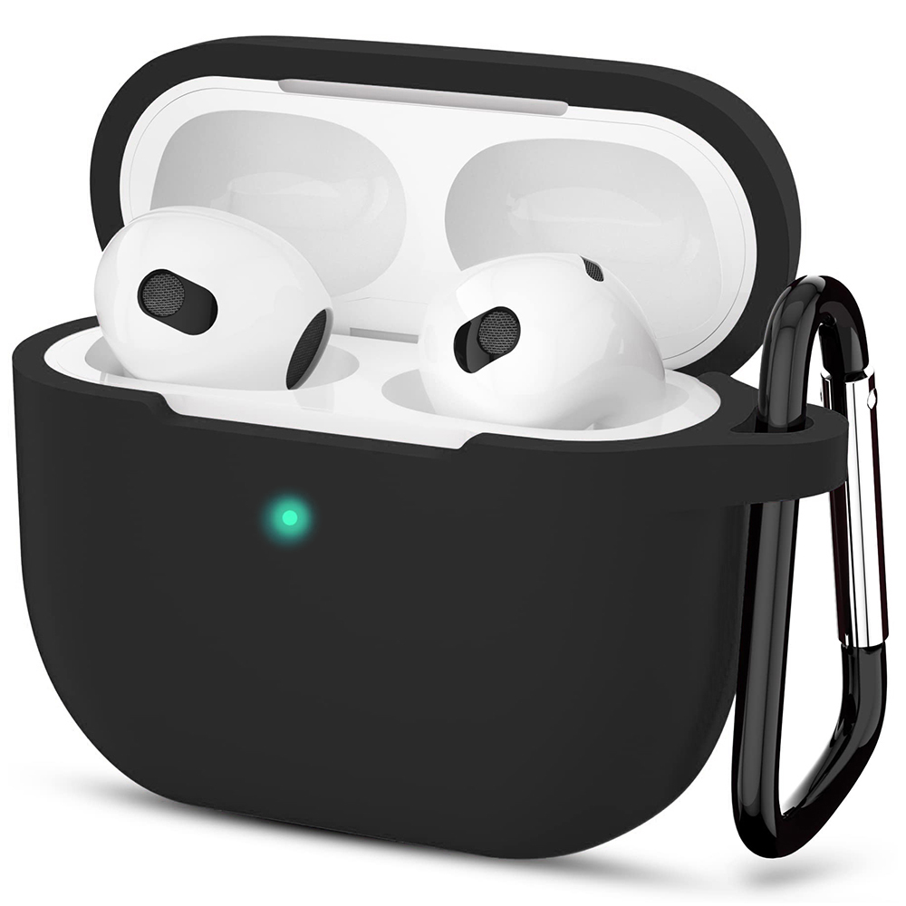 Калъф за Apple AirPods 3 - Techsuit Silicone Case - Черен