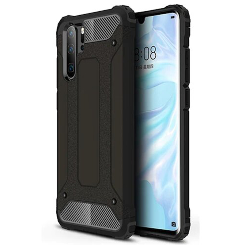 Калъф за Huawei P30 Pro - Techsuit Hybrid Armor - Черен