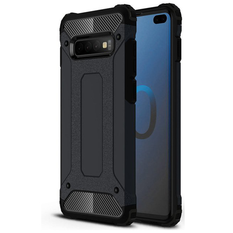 Калъф за Samsung Galaxy S10 Plus - Techsuit Hybrid Armor - Черен