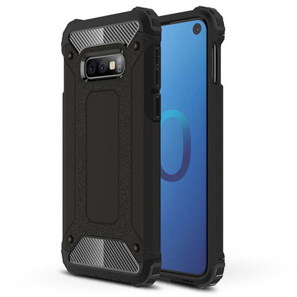 Калъф за Samsung Galaxy S10e - Techsuit Hybrid Armor - Черен