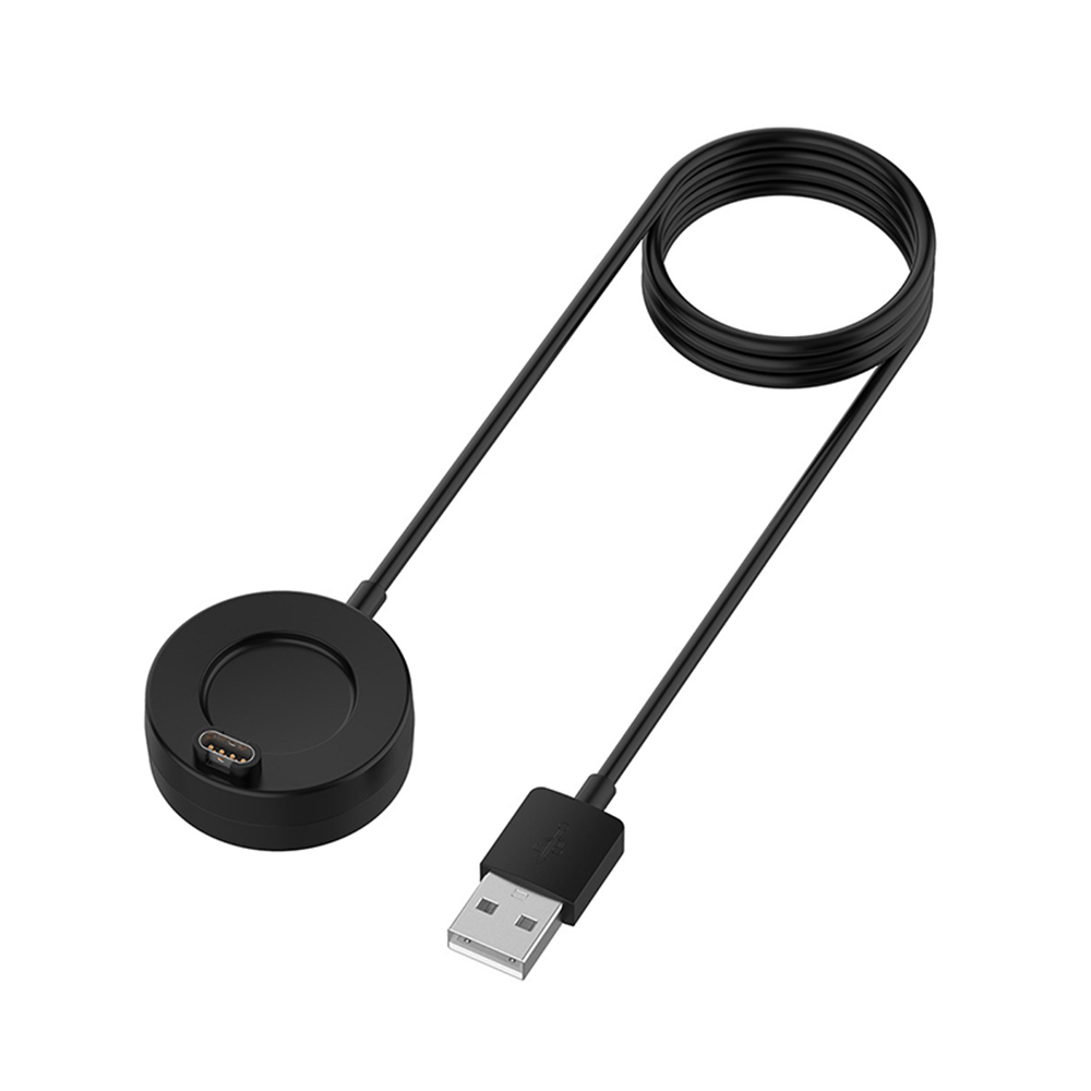 Зарядно за Garmin Fenix 5/5 Plus/6/6X/6X/7X, USB, 5W, 1m - Techsuit (TGC4) - Черен