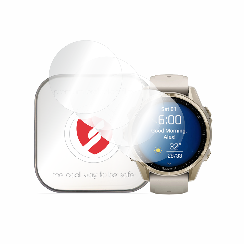 [4x Pack] Премиум регенерируемо фолио Garmin Fenix 8 43mm - Smart Protection Classic - Прозрачен