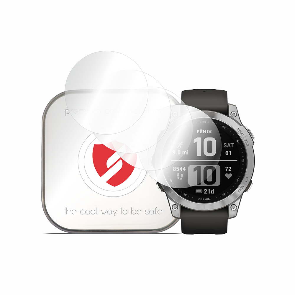 [4x Pack] Премиум регенерируемо фолио Garmin Fenix 7 - Smart Protection Classic - Прозрачен