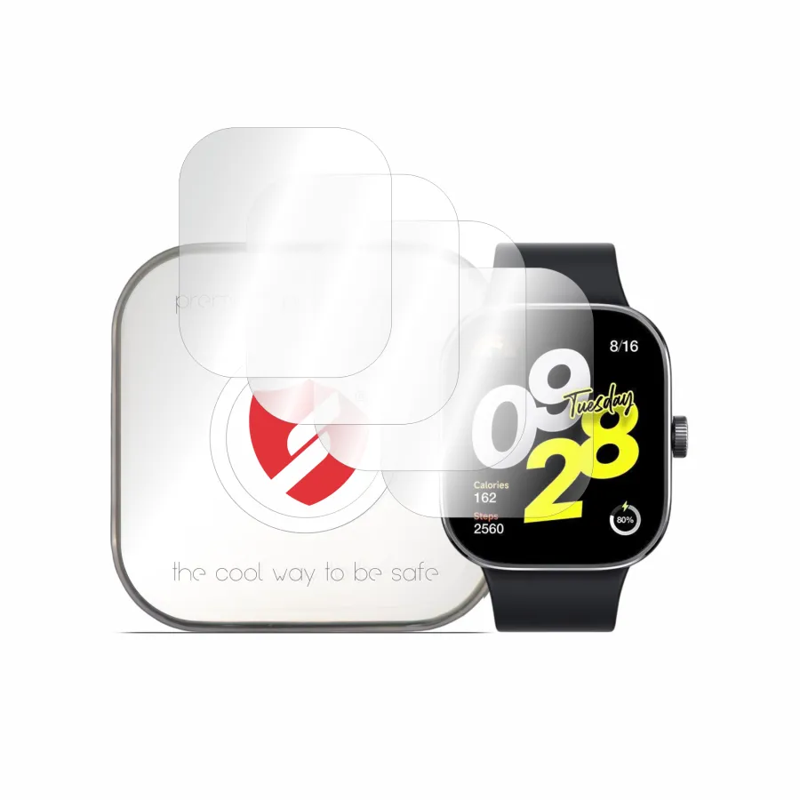 [4x Pack] Xiaomi Redmi Watch 4 - Smart Protection Classic - Прозрачен