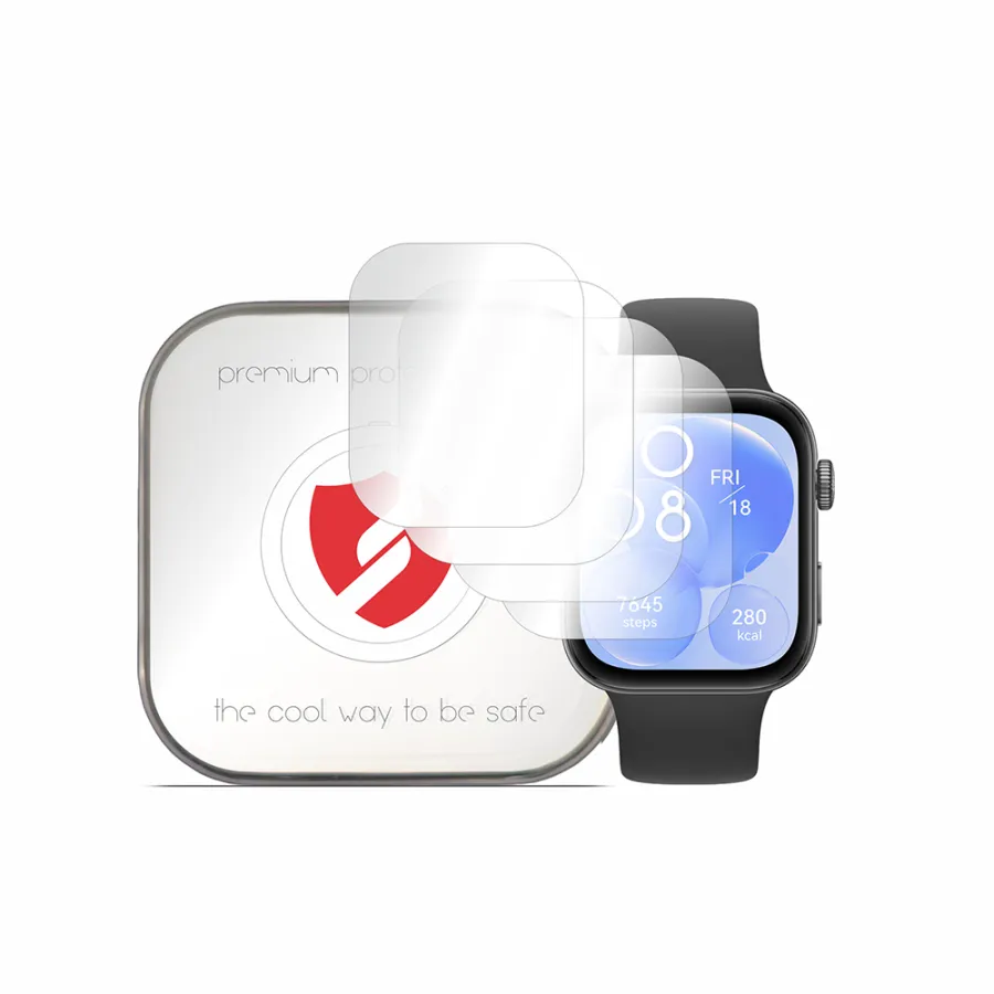 [4x Pack] Huawei Watch Fit 3 - Smart Protection Classic - Прозрачен