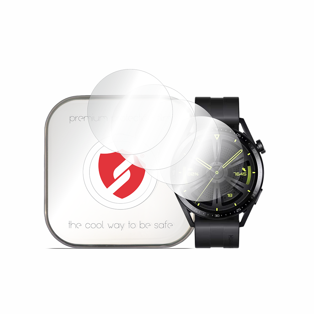 [4x Опаковка] Huawei Watch GT 3 46 mm Premium сменяемо фолио - Smart Protection Classic - Прозрачен
