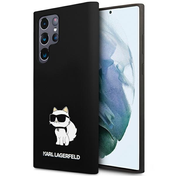 Калъф за Samsung Galaxy S24 Ultra - Karl Lagerfeld Silicone (KLHCHCS24LSNCHBCK) - Choupette