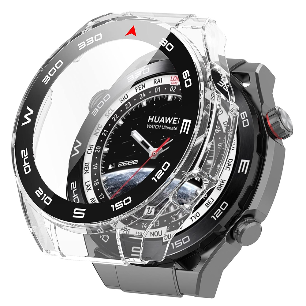 Калъф за Huawei Watch Ultimate + калъф - Techsuit Defense360 Pro - Прозрачен