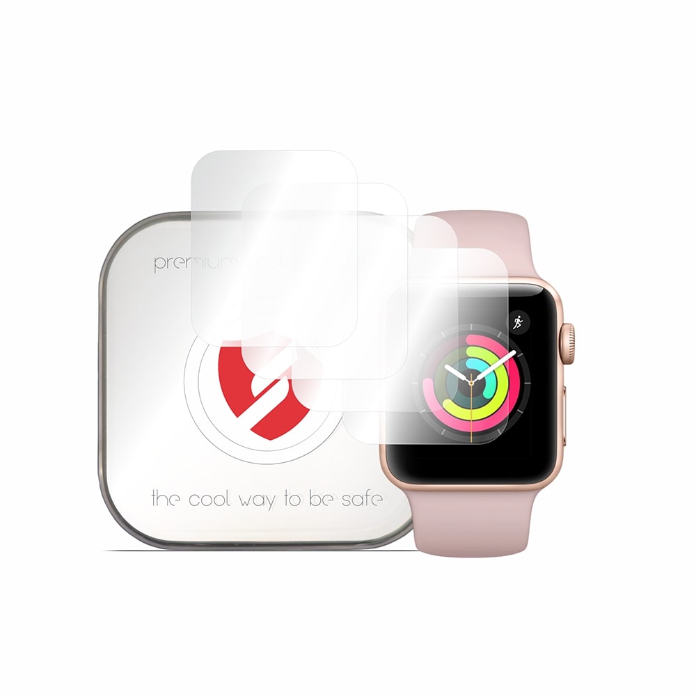 [4x Pack] Премиум Apple Watch 1 / 2 / 3 (38 mm) - Smart Protection Classic - Прозрачен