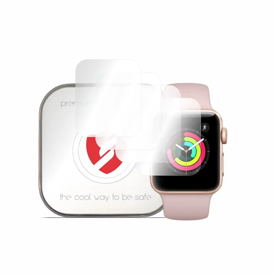 [4x Pack] Премиум Apple Watch 1 / 2 / 3 (38 mm) - Smart Protection Classic - Прозрачен