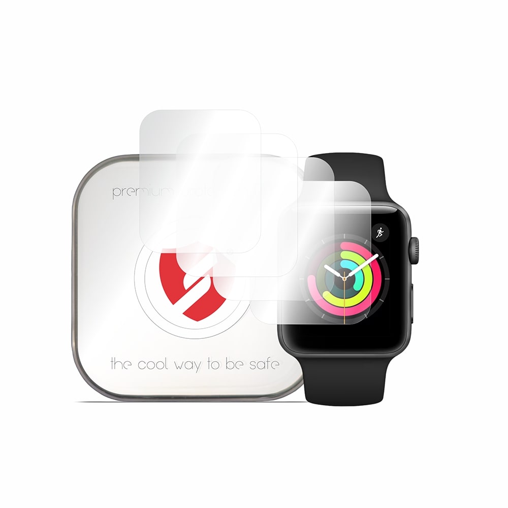 [4x Pack] Премиум Apple Watch 1 / 2 / 3 (42 mm) - Smart Protection Classic - Прозрачен