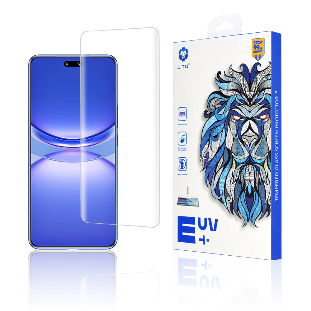 Капак за Huawei nova 12 Pro - Lito 3D UV Glass - Прозрачен