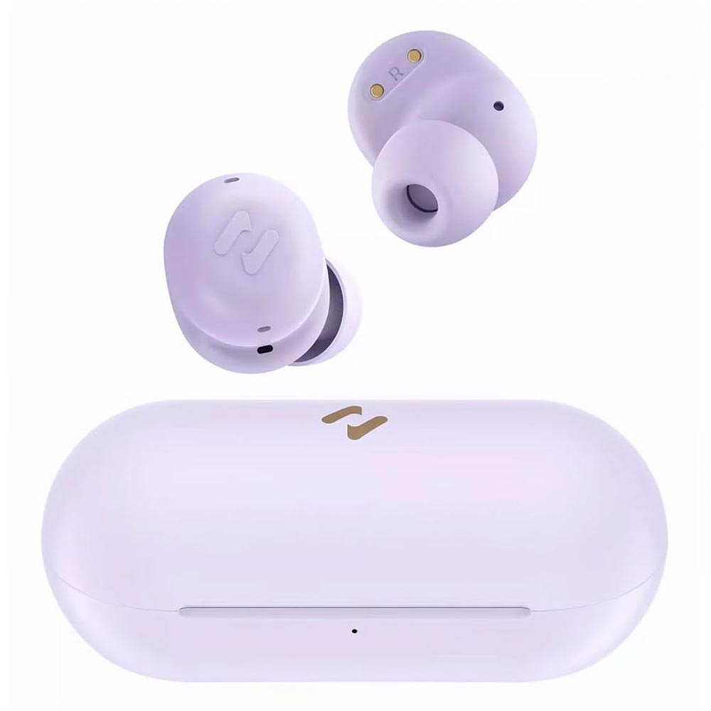Безжични слушалки TWS, Bluetooth 5.4, Type-C, 300mAh - Havit (TW969 Lite) - лилаво
