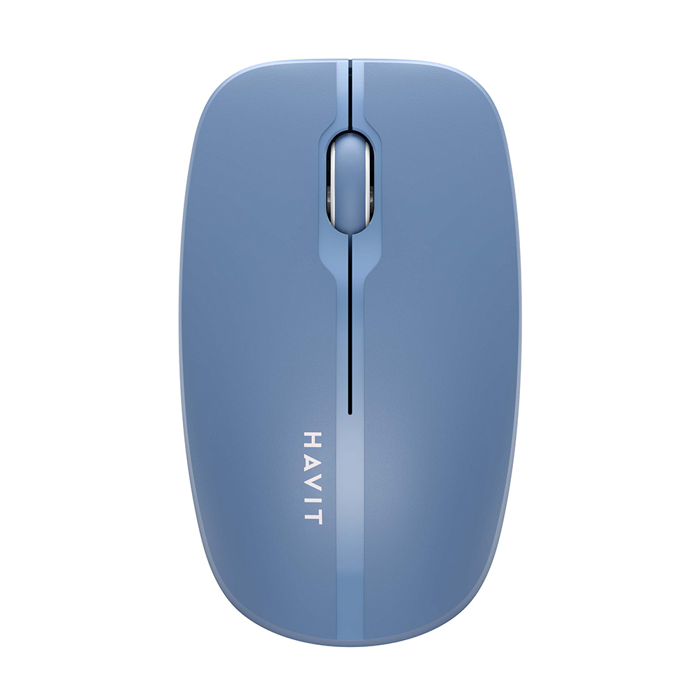 Мишка Fara Fir 2.4GHz, 1600 DPI, ABS, PC - Havit (MS53WB) - Син
