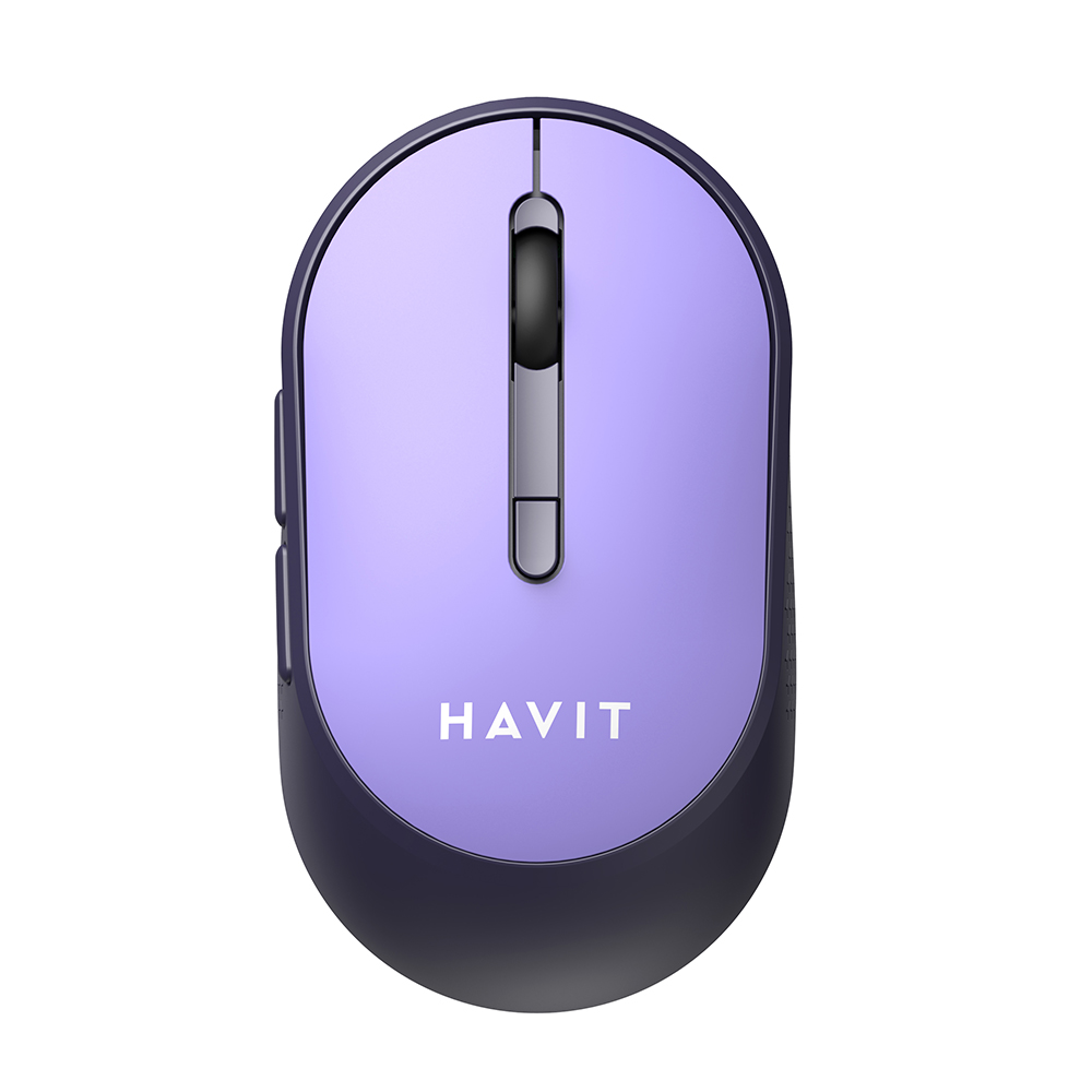 Мишка Fara Fir 2.4GHz, 1200/2400/3200 DPI - Havit (MS78GT) - лилава