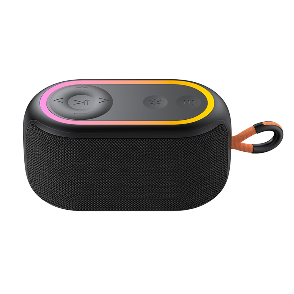 Преносим високоговорител Bluetooth 5.3, RGB светлини, IPX5, TWS, TF, USB, FM, AUX - Havit (SK809BT) - Черен
