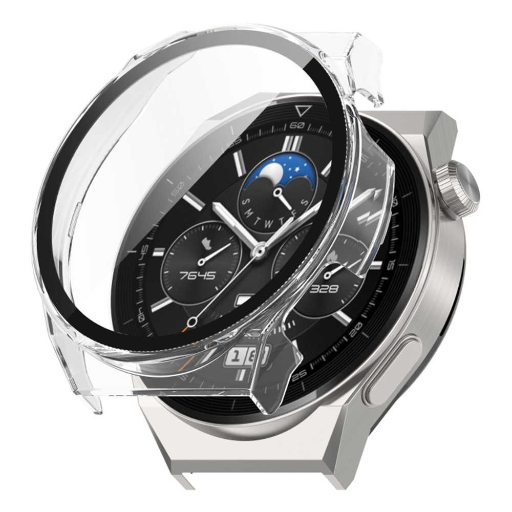 Калъф за Huawei Watch GT 3 Pro (46mm) + калъф - Techsuit Defense360 Pro - Прозрачен