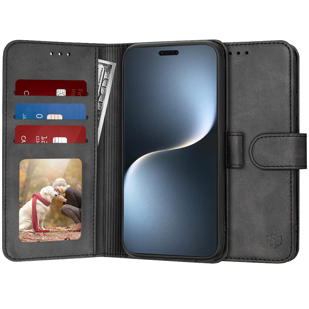 Калъф за Honor Magic7 Pro - Techsuit Diary Book - Черен
