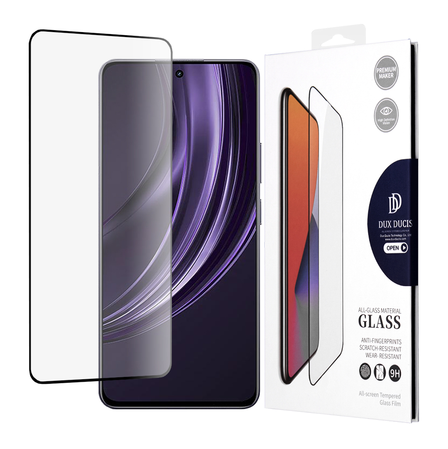 Капак за Realme 13+ - Dux Ducis Tempered Glass - Черен