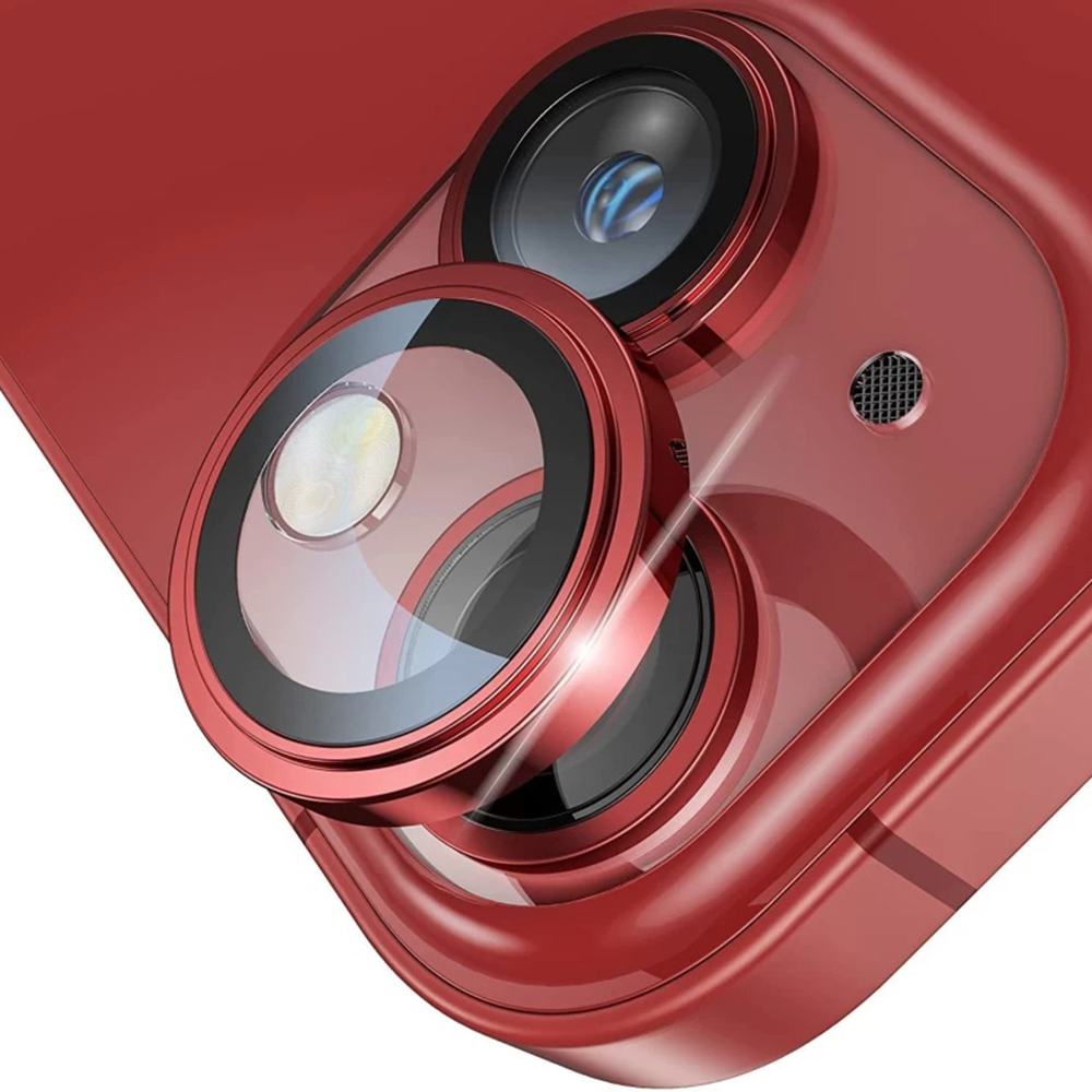 Калъф за iPhone 14 / iPhone 14 Plus - Lito S+ Camera Glass Protector - Червен