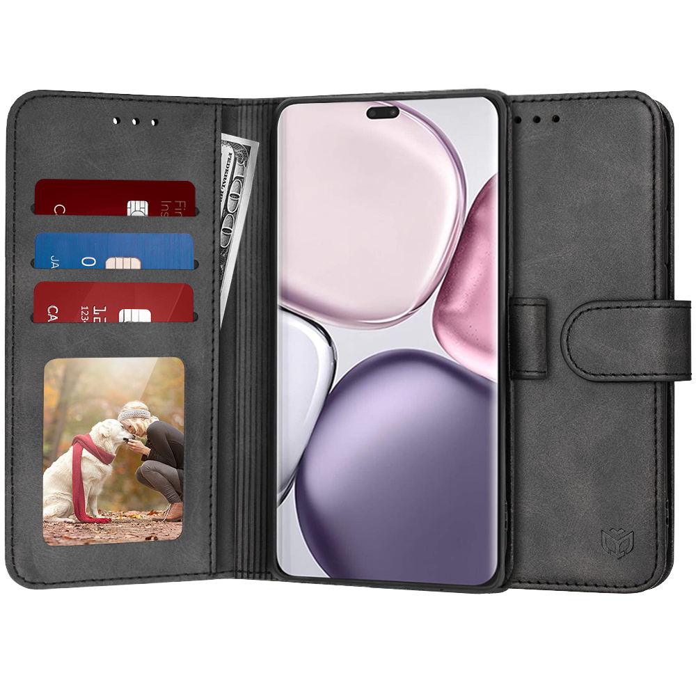 Калъф за Honor Magic7 Lite / X9c - Techsuit Diary Book - Черен