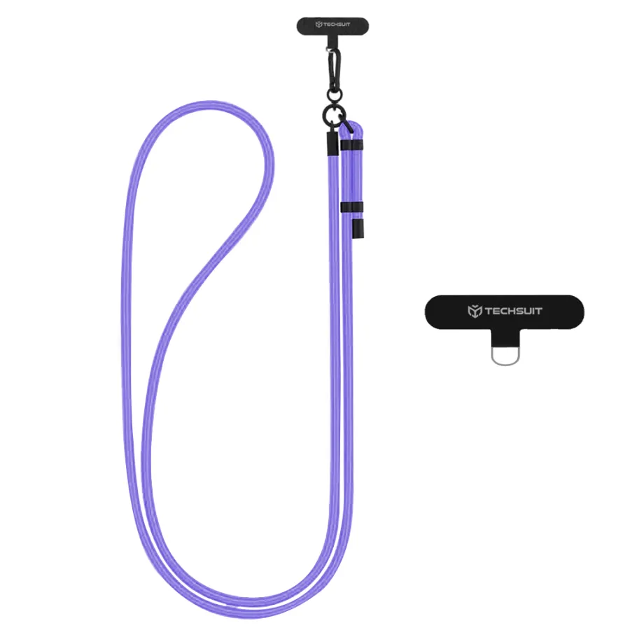 Връзка за телефон - Techsuit Rope Crossbody Strap (RCS1-96) - Moonlit Lilac