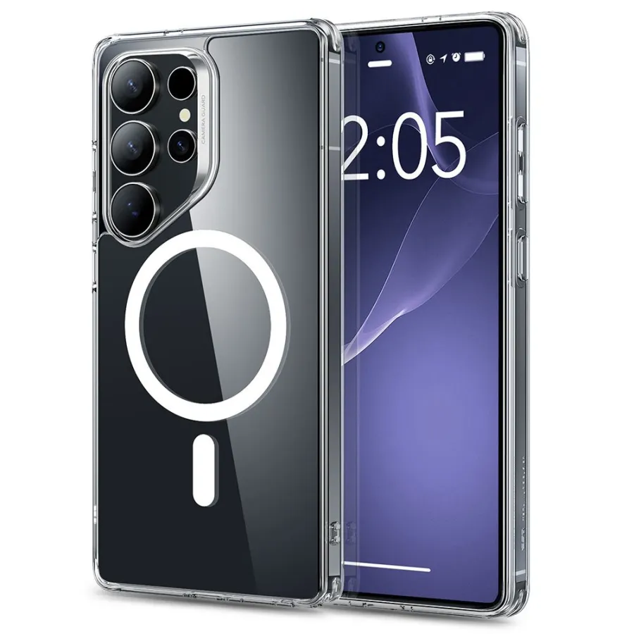 Калъф за Samsung Galaxy S25 Ultra - ESR Classic Classic Hybrid HaloLock - Прозрачен
