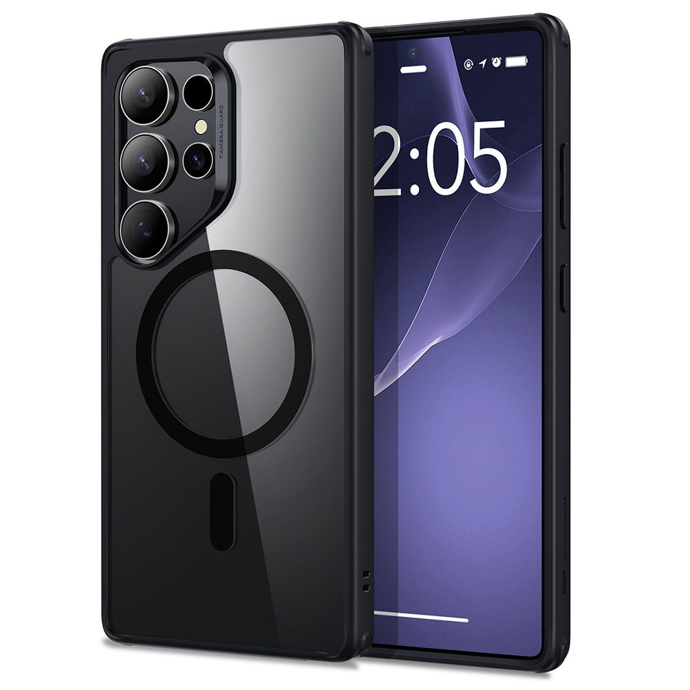Калъф за Samsung Galaxy S25 Ultra - ESR Classic Classic Hybrid HaloLock - Прозрачен Черен