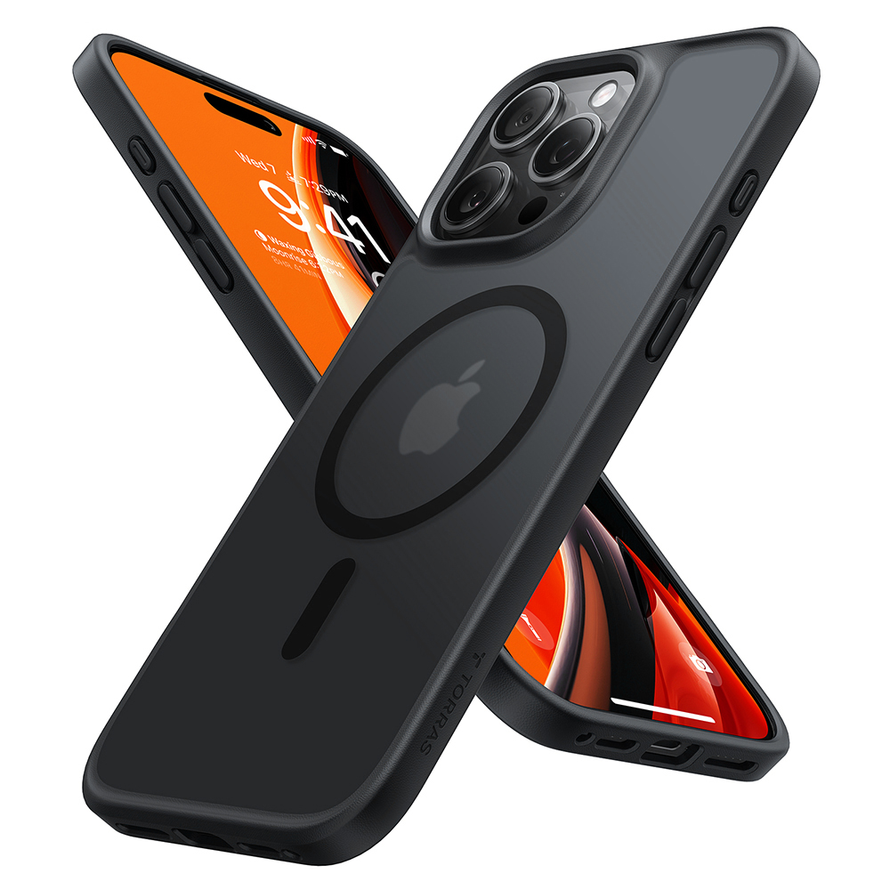 Калъф за iPhone 16 Pro - Torras Guardian Magnetic Series - Черен