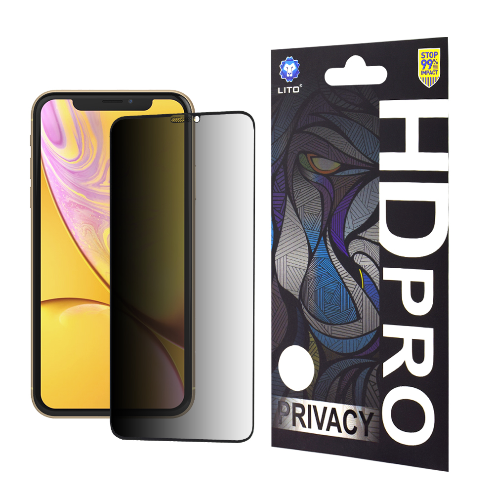 Калъф за iPhone XR / iPhone 11 - Lito HD Pro Privacy - Черен