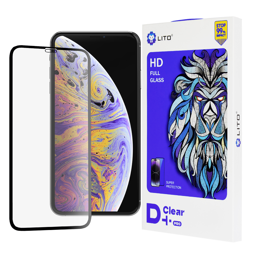 Калъф за iPhone XS Max / iPhone 11 Pro Max - Lito D+ Pro Прозрачен - Черен