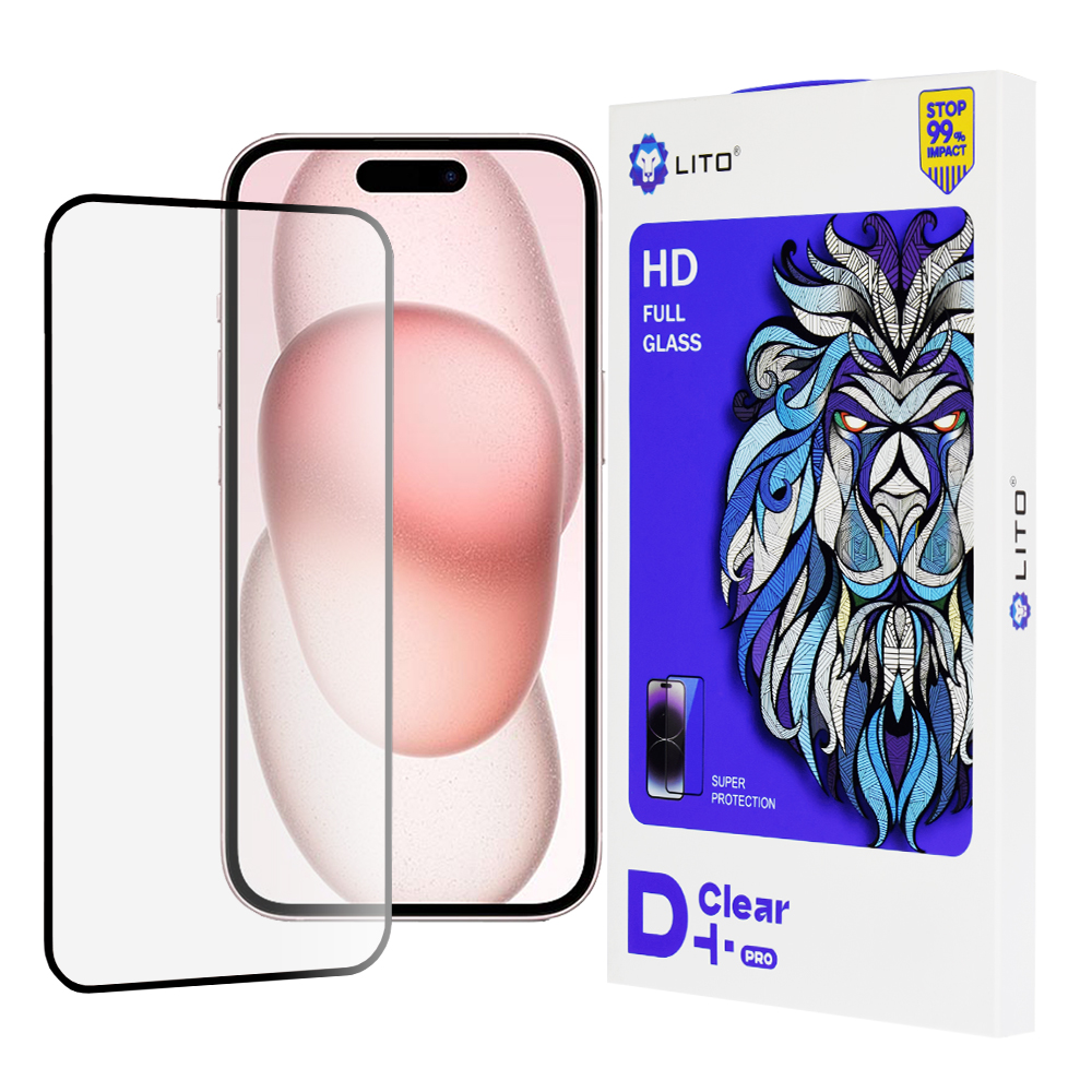 Калъф за iPhone 15 - Lito D+ Pro Прозрачен - Черен