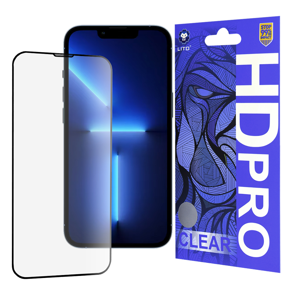 Калъф за iPhone 13 Pro Max / iPhone 14 Plus - Lito HD Pro Прозрачен - Черен