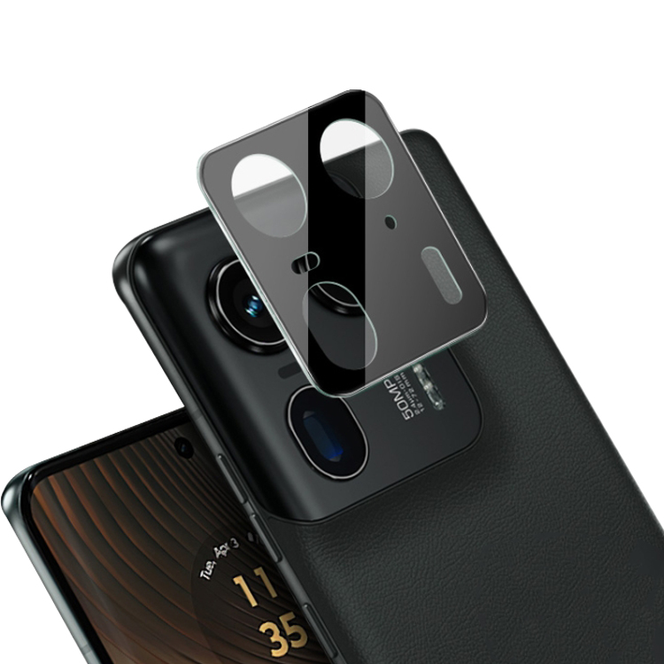 Капак за камера за Motorola Edge 50 Ultra - Techsuit Full Camera Glass - Черен