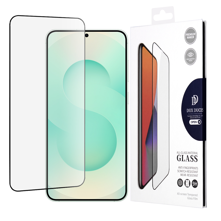 Капак за Samsung Galaxy S25 Plus - Dux Ducis Tempered Glass - Черен