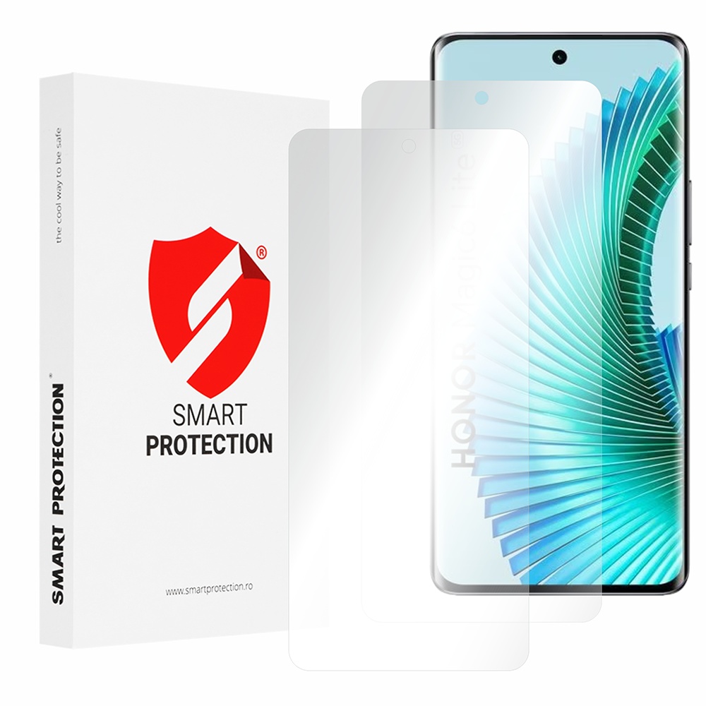 [2x Pack] Honor Magic6 Lite Premium Regenerable Premium Removable Cover - Smart Protection Classic - Прозрачен