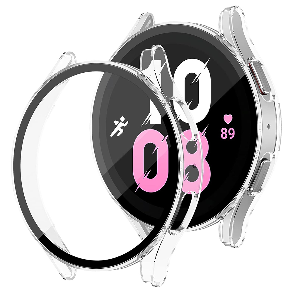 Калъф за Samsung Galaxy Watch4 / 5 (44mm) + калъф - Techsuit Defense360 Pro - Прозрачен