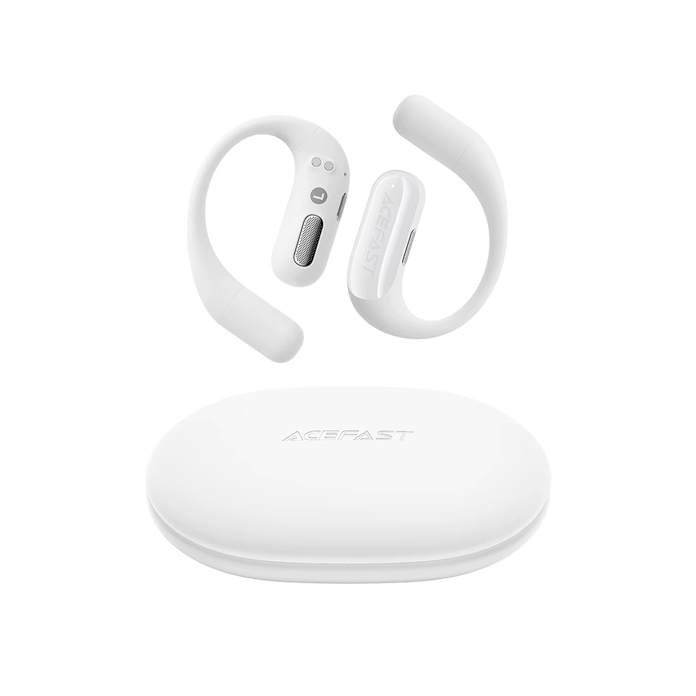 Bluetooth 5.3 Спортна слушалка, IP54- Acefast (FA002) - Бяла
